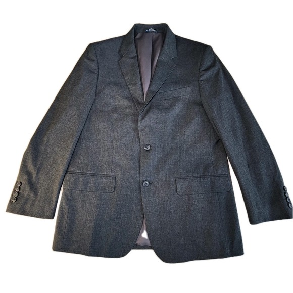 Saddlebred Other - SADDLEBRED Motion Stretch Sport Coat Mens 42R Gray Blazer Jacket Classic‎